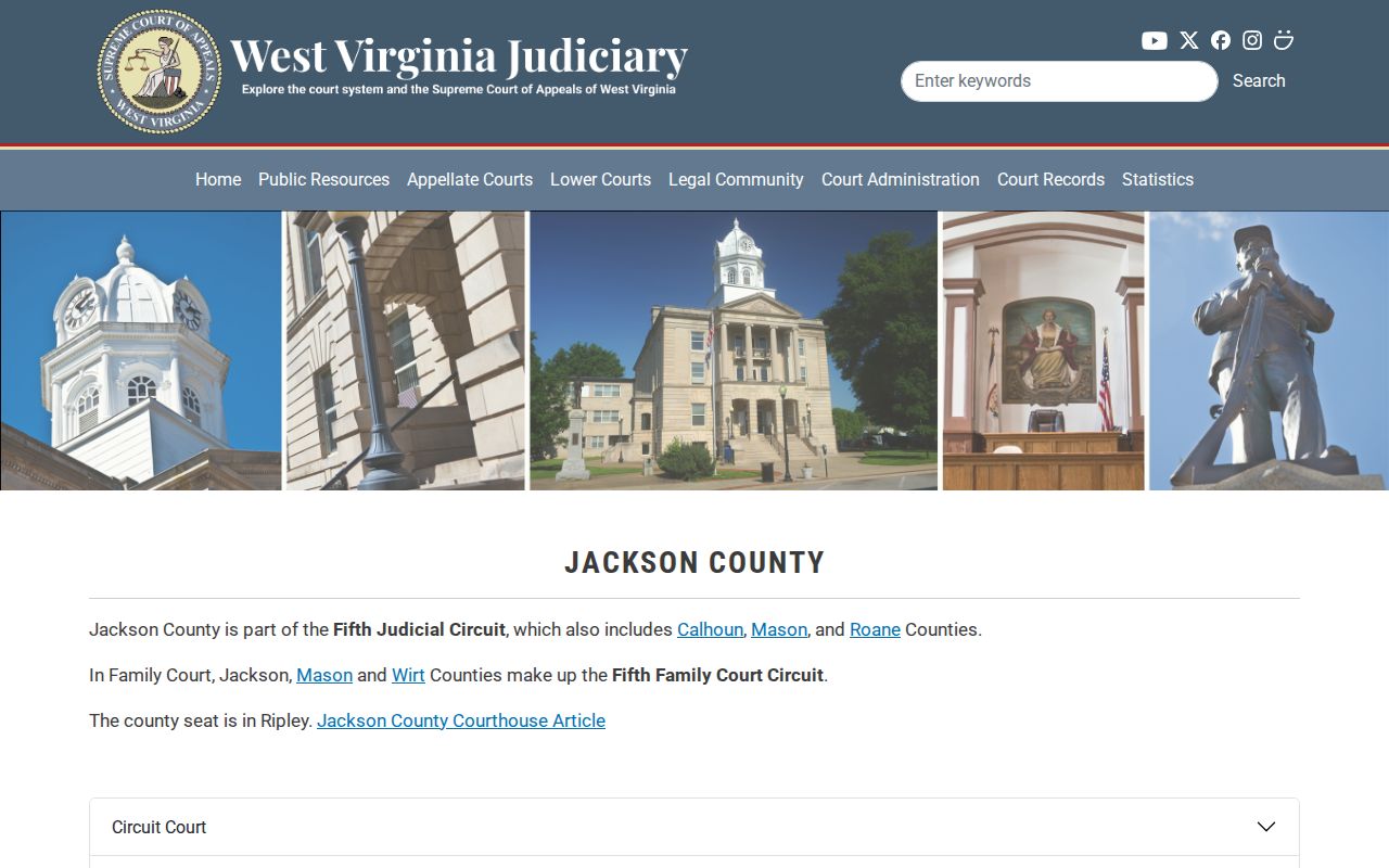 Jackson County released inmate court and clerk information