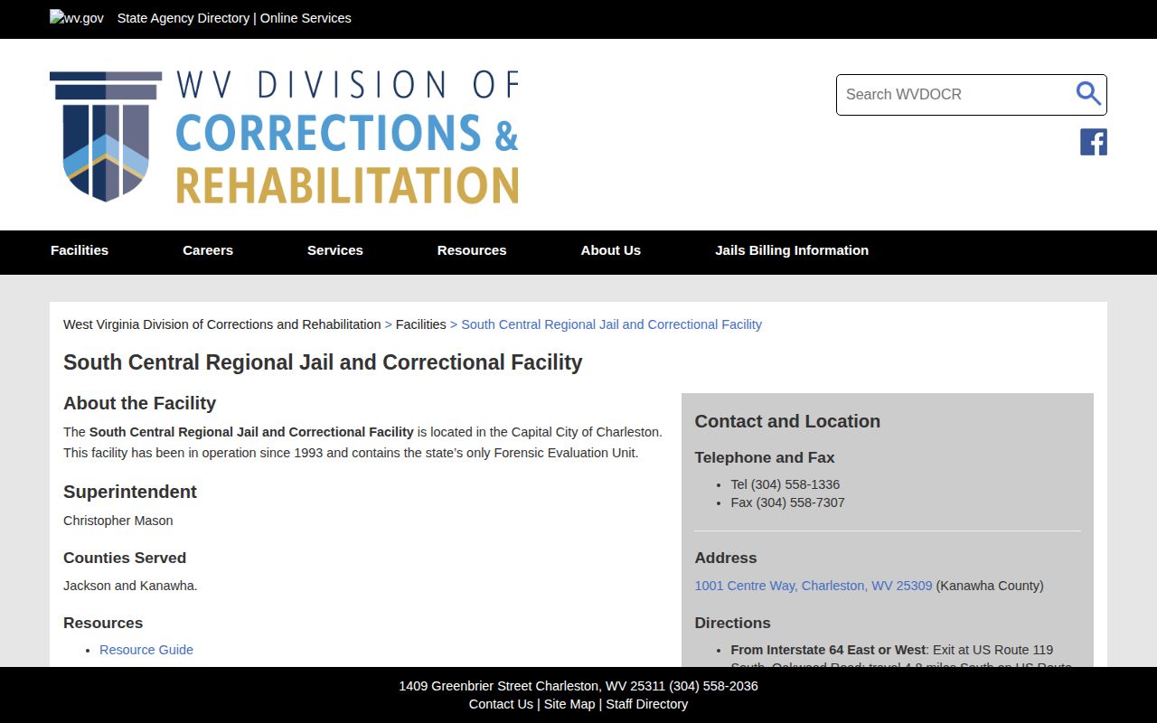 South Central facility for Jackson County released inmates